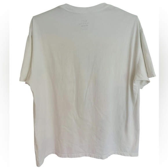The Nike Tee 100% Cotton Loose Fit Men's Graphic White T-Shirt, Size L - Picture 2 of 8